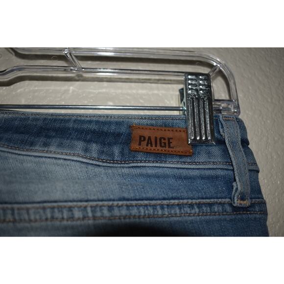 PAIGE Hoxton Ankle Blue Distressed Jeans Size 27 - Picture 6 of 6